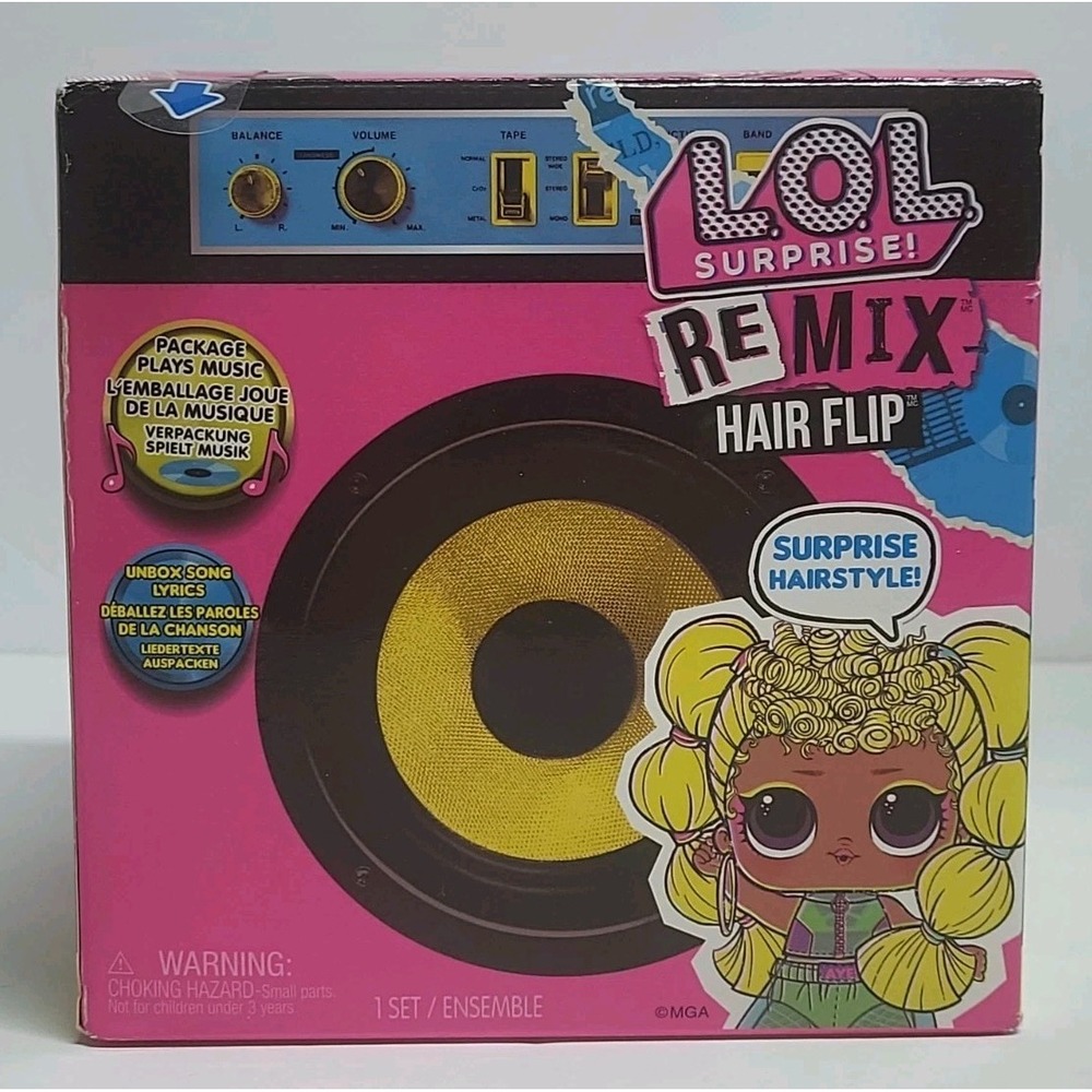 New LOL Surprise Remix Hair Flip Dolls - 15 Surprises Hair Reveal & Music Toy